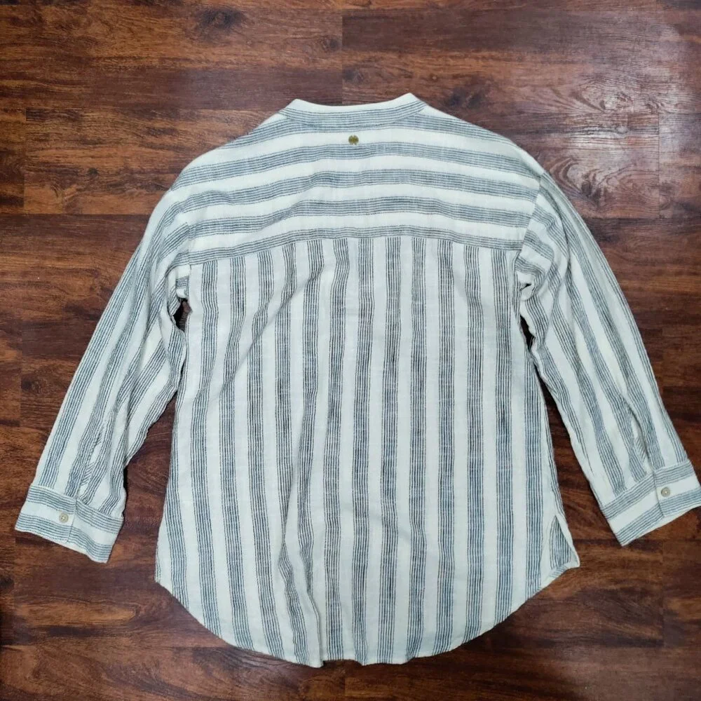 Ripcurl Beach Surf Boho Classic Surf Striped Long Sleeve Shirt Women's Small - Picture 4 of 14